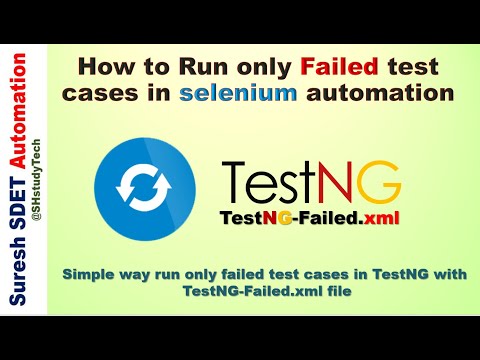 How to Run only failed Testcases in Selenium Automation | TestNG framework with TestNG-Failed.xml