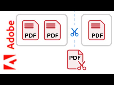 How to separate the pages of a PDF by number of pages, file size or bookmarks with Adobe Acrobat DC