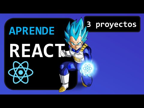 Aprende REACT con 3 proyectos incluidos! +6 horas