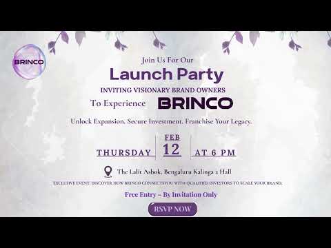 BRINCO Franchise Growth Launch Event