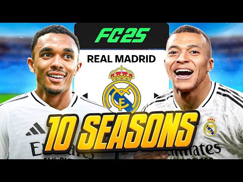 I Takeover Real Madrid for 10 Seasons...