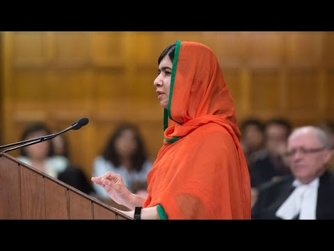 Malala Yousafzai becomes honorary Canadian