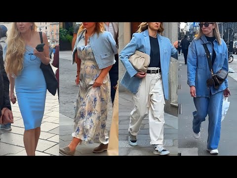 STREET FASHION LOOKS OF MILAN 🇮🇹 IMPRESSIVE MAY OUTFITS TRENDS 2025 🌸 ITALIAN LUXURY SHOPPING VLOG