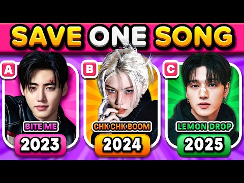2023 vs 2024 vs 2025: SAVE ONE KPOP SONG (Hard edition)| KPOP QUIZ 2025