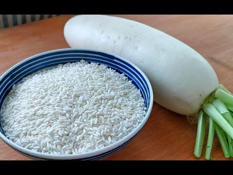 糯米加萝卜这样做太香了，不油炸不水煮，出锅孩子抢着吃，解馋！