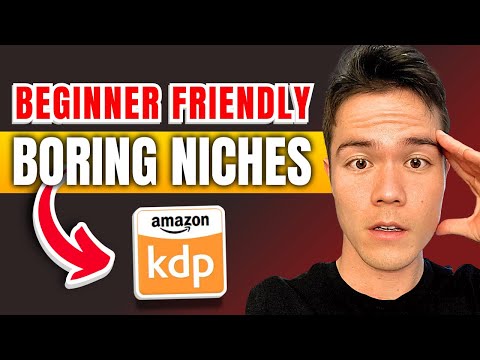 5 Boring But BEGINNER FRIENDLY Amazon KDP Niches That Actually Works