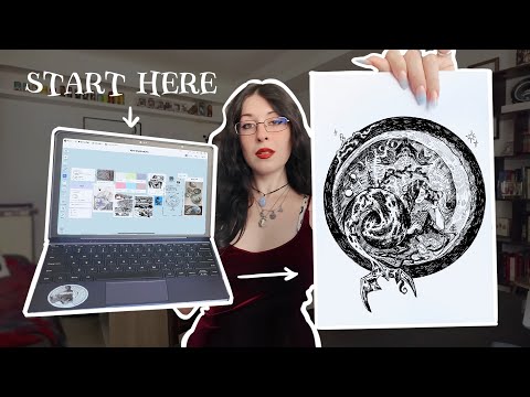 HOW TO WORK WITH INSPIRATION 🔮 collecting inspiration and using references in your ART PROCESS🌹