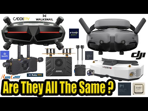 DJI O4 - Caddx Avatar - HDZero - OpenIPC-Ruby- Edge T3 - Digital FPV Technical Differences & History