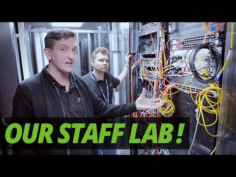 A DAY in the LIFE of a DATA CENTRE | WHAT is in our STAFF LAB?