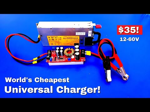 Cheapest Universal Battery Charger Using a DC-DC Boost Converter