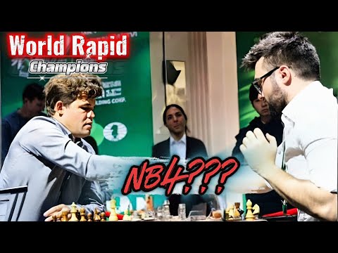 Whay nb4??? Magnus Vs Denis Kadri || World Rapid Champion