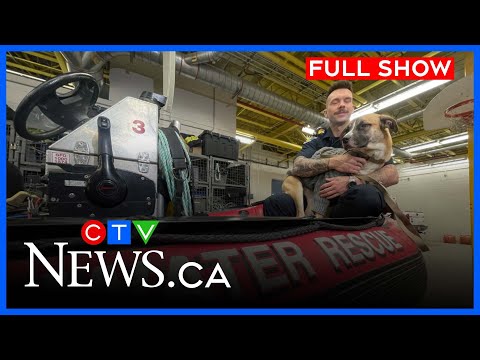 Firefighter adopts dog he rescued from river | CTV News Saskatoon at Six for Dec. 22, 2025