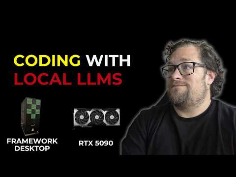 Can a Local LLM REALLY be your daily coder? Framework Desktop with GLM 4.5 Air and Qwen 3 Coder
