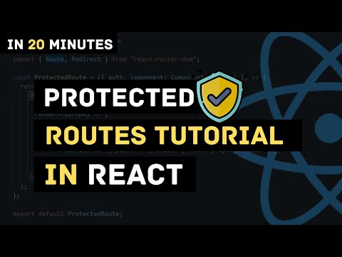 Protected Routes in React | Router Redirect | React Router Dom | React Tutorial for Beginners