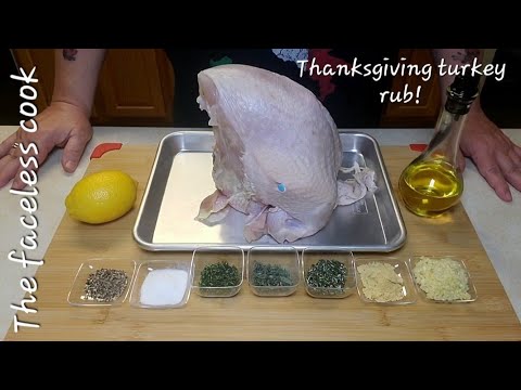 Thanksgiving day turkey rub - the best ever!