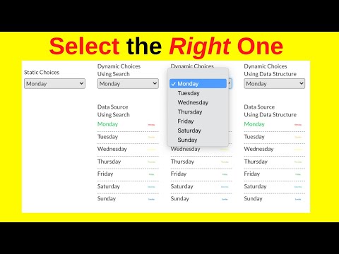 4 Different Ways to Use a Dropdown in Your Bubble.io No Code Web App