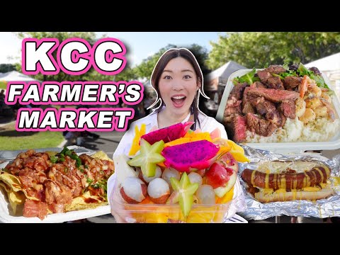 Ultimate KCC Farmer's Market Guide || [Honolulu, Hawaii] Must Try Local Food Tour!