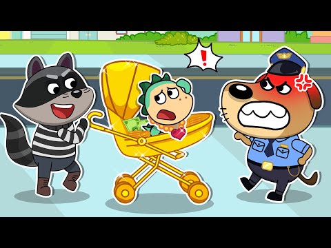 😂 Baby Goo vs. Mr. Robbins!? The Craziest Chase Ever! 🍼💸 | Stories for Kids by Fire Spike
