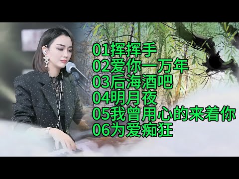 柔美纯净的嗓音：人美歌甜🔥挥挥手🔥爱你一万年🔥后海酒吧🔥明月夜🔥我曾用心的来着你🔥为爱痴狂