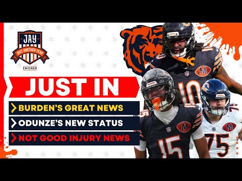 JUST IN; Great News Around Luther Burden & Rome Odunze + Trapilo, Brisker Not Looking Good vs  Lions