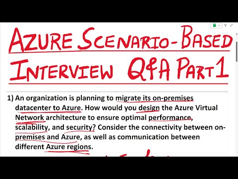 Azure Interview Questions and Answers| Part 1 | Azure Scenario-Based Interview Questions and Answers