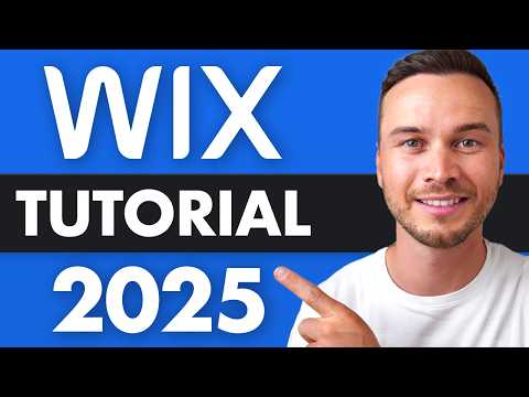 Wix Website Tutorial 2025 - Complete Guide for Beginners