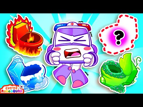 제일 예쁜 변기를 고를래요! 🚽🌈 남은 색깔은 뭐가 있을까? | RoboSquad TV 유아 애니메이션