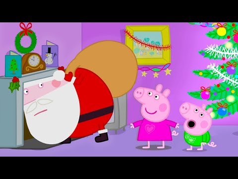 Peppa Pig Stays Up Late to See SANTA! 😴 Peppa & George: Santa's Visit | Full Episodes | 15 Minutes