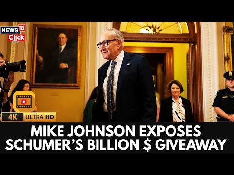 Mike Johnson Accuses Chuck Schumer Of Redirecting $192.8 Billion To Illegal Immigrants | 4K