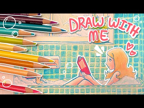 draw with me ☆ working on my AP portfolio