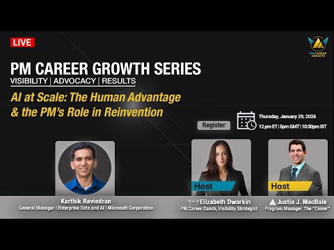 PM Career Growth Series: AI at Scale: Human Advantage & the PM’s Role Ahead 📱