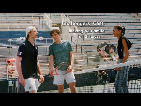 Challengers cast making you smile for 2 hours