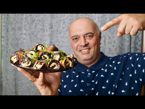 Рулетики из Баклажанов — Главное блюдо застолья в Грузии!