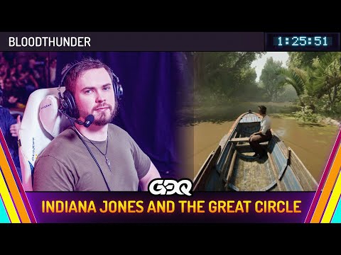 Indiana Jones and the Great Circle by BloodThunder in 1:25:51 - Summer Games Done Quick 2025