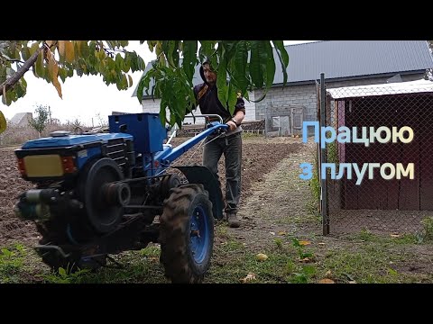 Переорюю поле мотоблоком. Закриваю цьогорічний сезон.