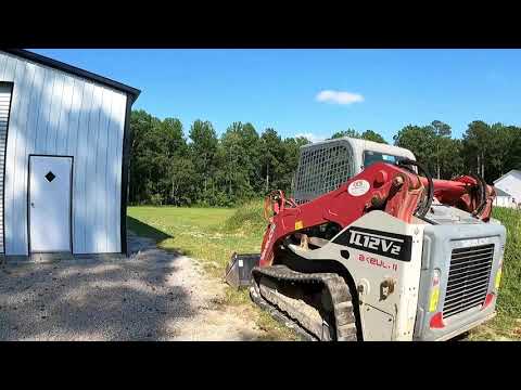 Finish Grading Around A New Shop