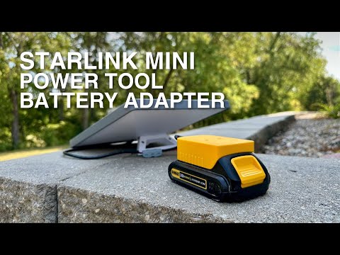 How to Power Starlink Mini with Power Tool Batteries