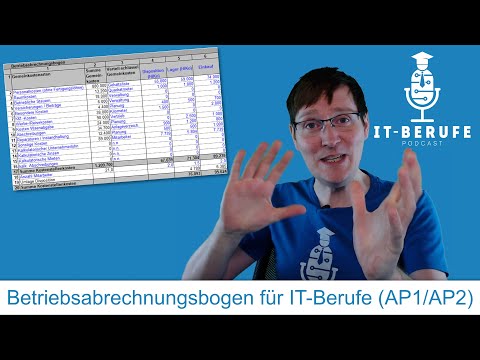 Betriebsabrechnungsbogen (BAB) für die IT-Berufe (AP1 und AP2)