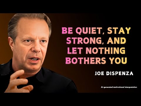 BE QUIET, STAY STRONG, AND LET NOTHING BOTHERS YOU - Dr Joe Dispenza Motivation