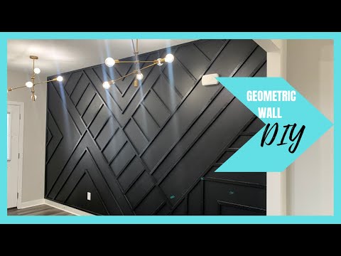 DIY Geometric Wall