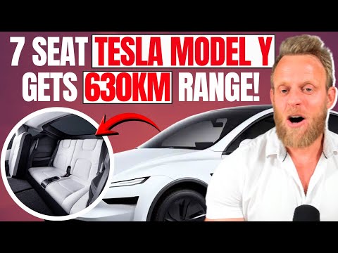 NEW Stretched Tesla Model Y 7 Seater With 630km (391 miles) Range Coming Soon!