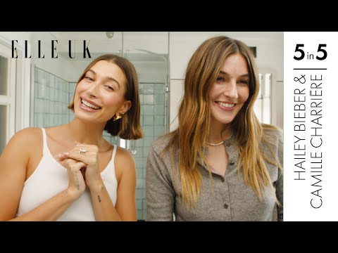 Hailey Bieber And Camille Charrière Share Their LA Vs French Girl Skincare Routines | Elle UK