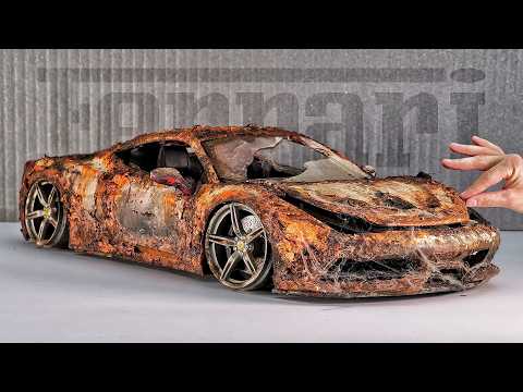 UNBELIEVABLE Ferrari Transformation! Restoration Abandoned Ferrari 458 Speciale