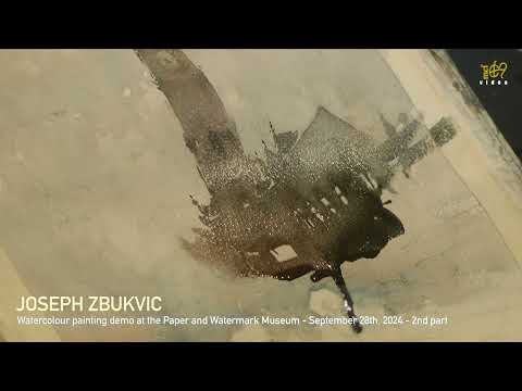 Joseph Zbukvic watercolour painting demo - 2nd part of 3
