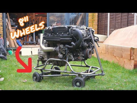 M57 Defender: 1st Start in the Engine Stand