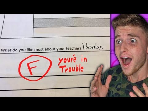 FUNNIEST Kid Test ANSWERS!