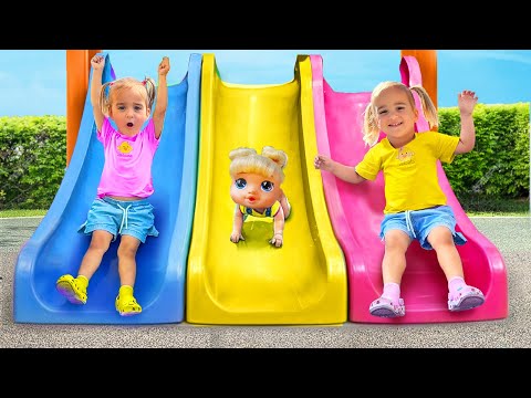 Alice and Her Doll at the Playground - Kids’ Stories