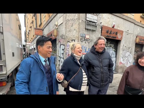 My Chinese in-laws eating Chinese food in Italy for the first time- shocked by Milan’s prices