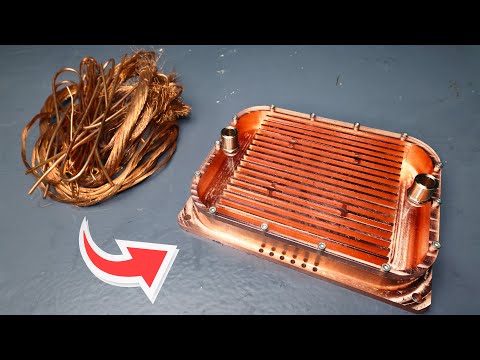 Making a Huge Waterblock from Scrap Copper -Trash to Treasure