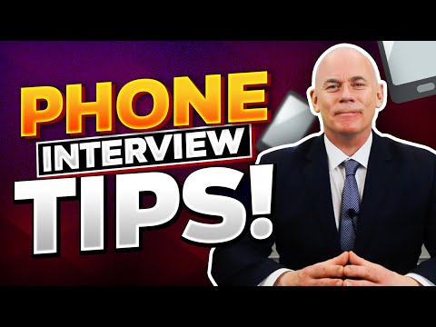 TOP 10 PHONE INTERVIEW TIPS! (How to PASS a Telephone Interview!)